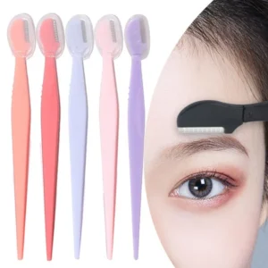 Straight Handle Round Head Eyebrow Trimmer