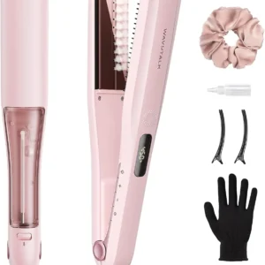 Steam Hair Straightener with Detachable Comb