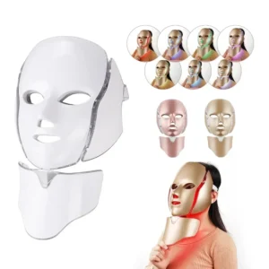 7 Colors Light LED Facial Skin Care Mask With Neck