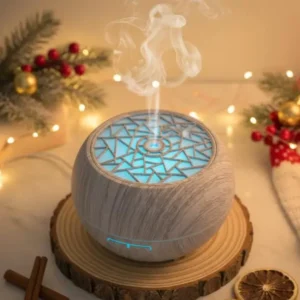 550ml Wood Grain Essential Oil Diffuser & Humidifier