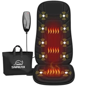 Back Massager with Heat Massage Seat Cushion